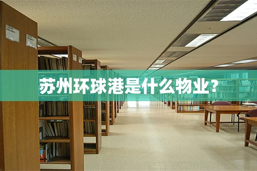 苏州环球港是什么物业？