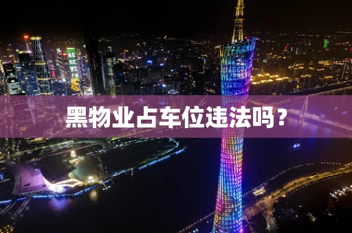 黑物业占车位违法吗？