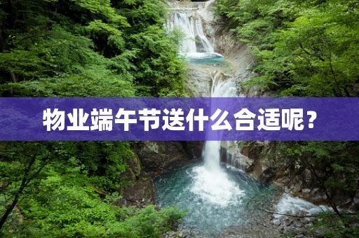 物业端午节送什么合适呢？