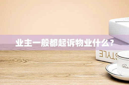 业主一般都起诉物业什么？