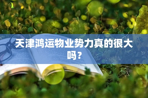 天津鸿运物业势力真的很大吗？
