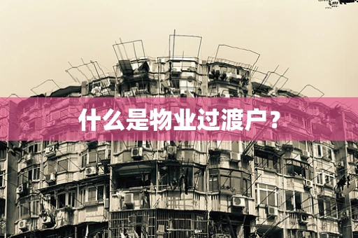 什么是物业过渡户？