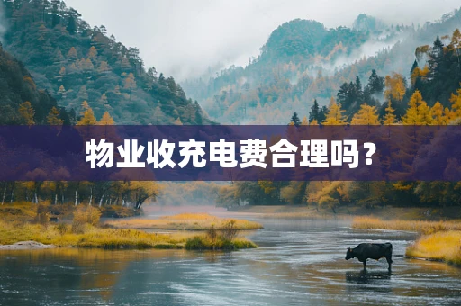 物业收充电费合理吗？