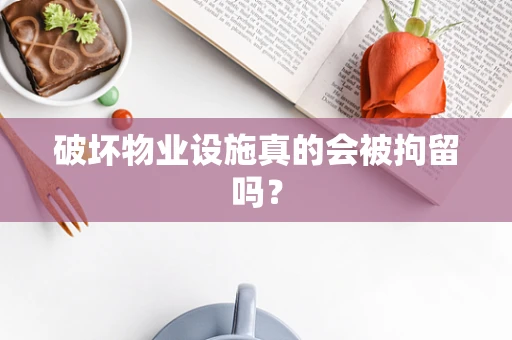 破坏物业设施真的会被拘留吗？