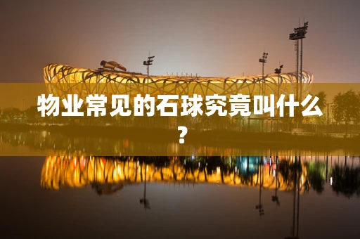 物业常见的石球究竟叫什么？