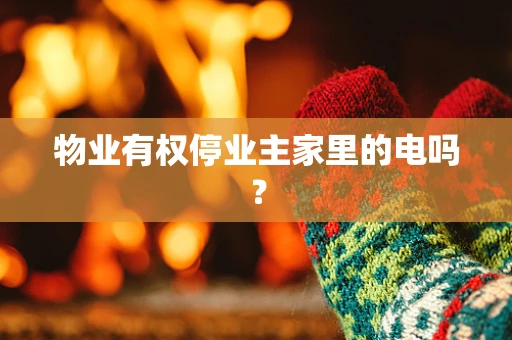 物业有权停业主家里的电吗？