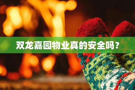 双龙嘉园物业真的安全吗？