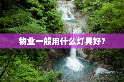 物业一般用什么灯具好？
