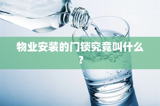 物业安装的门锁究竟叫什么？
