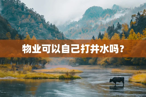 物业可以自己打井水吗？