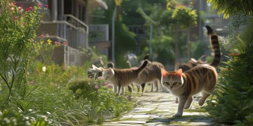 物业小区抓猫违法吗？