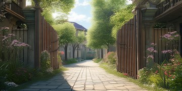 物业现在会开大门吗？