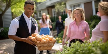 小区物业送鸡蛋，合理吗？